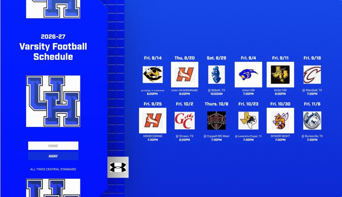 2026 Varsity Football Schedule